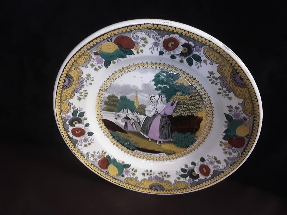 ASSIETTE DECOR PM DE COULEURS H&B DE CHOISY