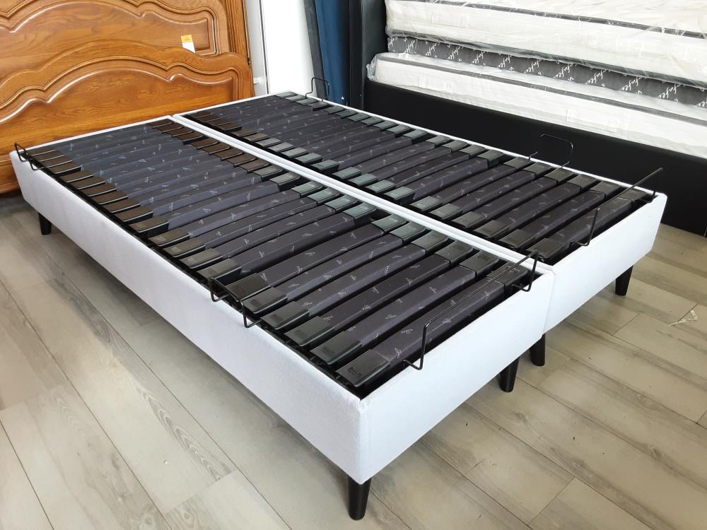 LOT 2 SOMMIERS ELECTRIQUE  + MATELAS 140 X 190 TRECA