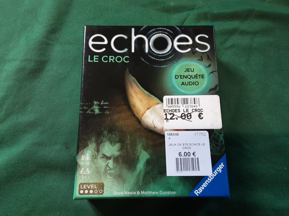 JEU DE SOCIÉTÉ ECHOS LE CROC