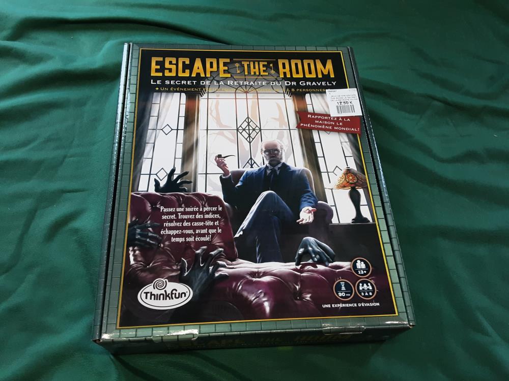 JEU DE SOCIÉTÉ ESCAPE THE ROOM LE SECRET DE LA RETRAITE DU DR GRAVELY