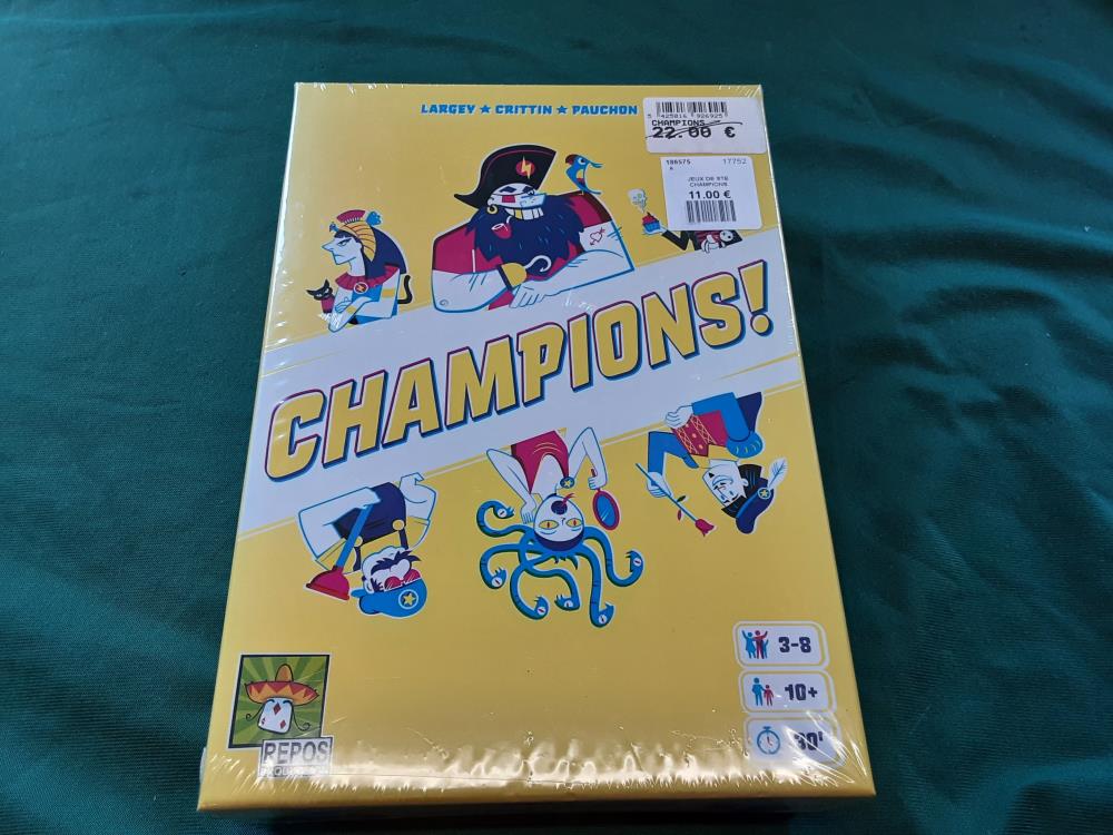 JEU DE SOCIÉTÉ CHAMPIONS 