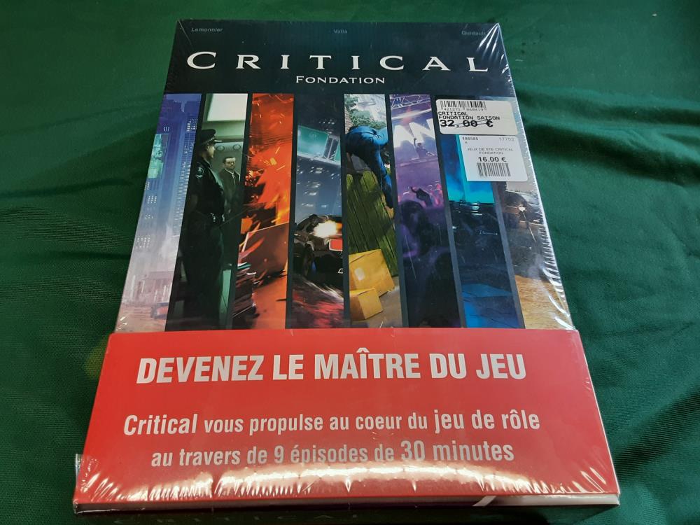 JEU DE SOCIÉTÉ CRITICAL FONDATION 