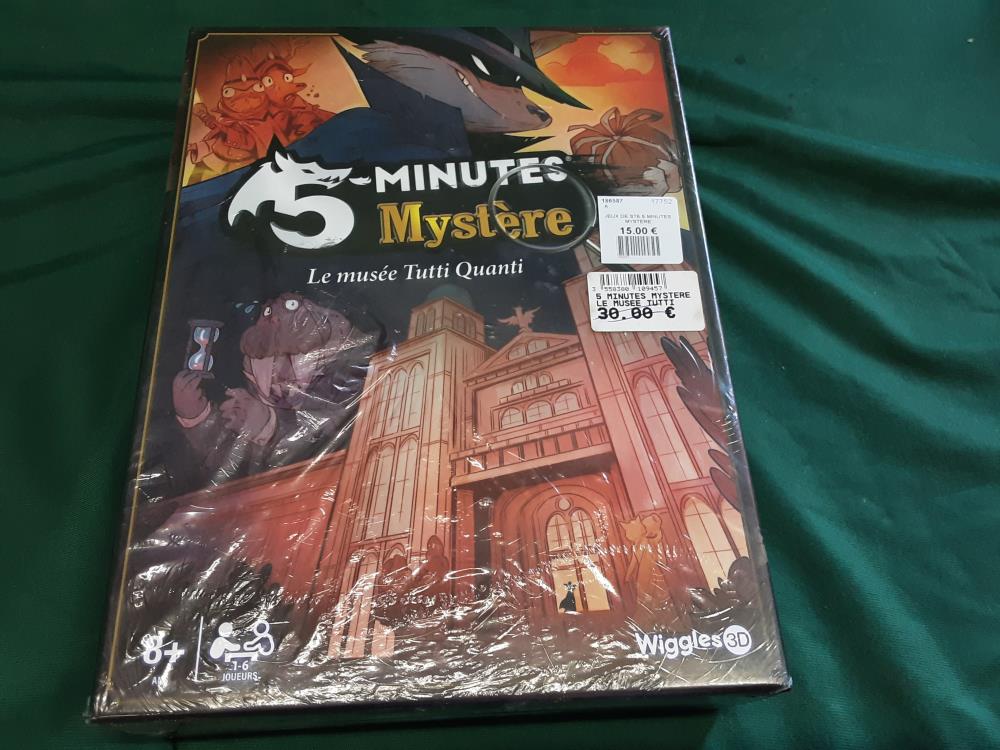 JEU DE SOCIÉTÉ 5 MINUTES MYSTÈRE
