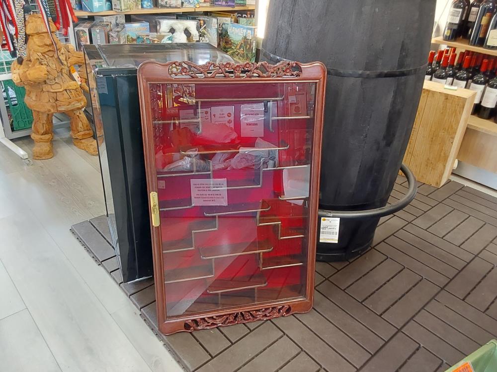 VITRINE MURALE 1 PORTE ASSIATIQUE