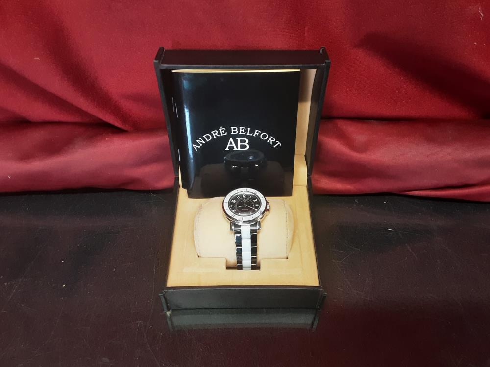 MONTRE CERAMIQUE ET ACIER AUTOMATIQUE ANDRE BELFORT