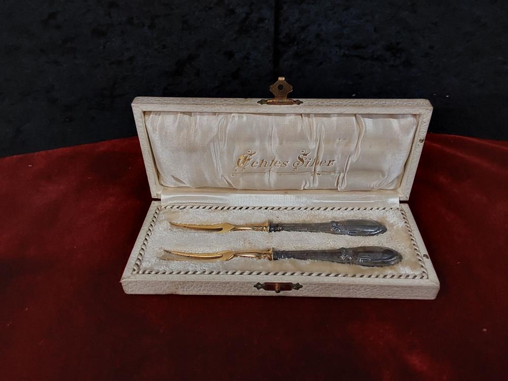 SET DE 2 FOURCHETTES A ESCARGOT M.A