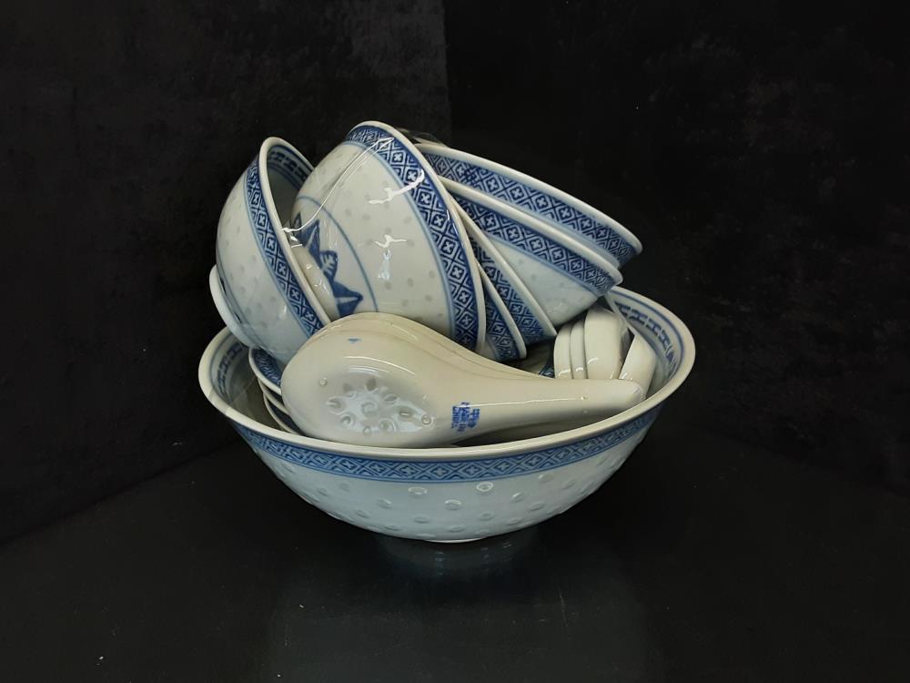 ENSEMBLE DE VAISSELLE CHINOISE POUR SOUPE