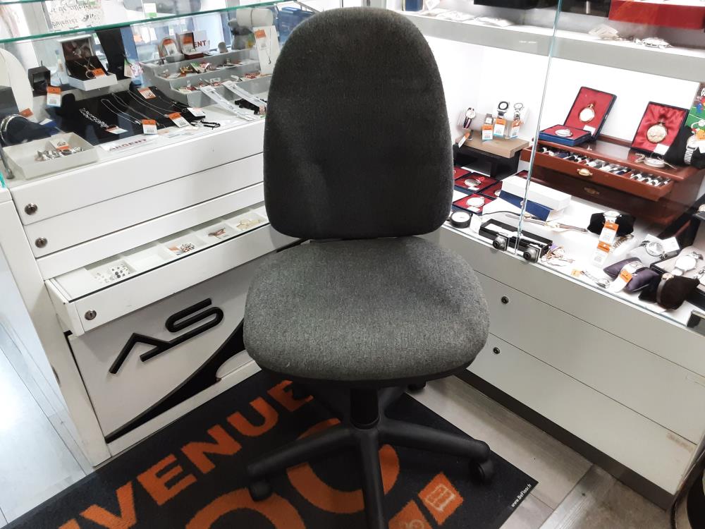 CHAISE DE BUREAU GRISE