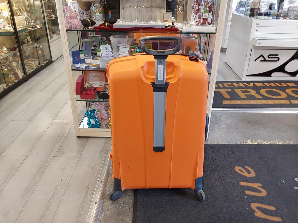 VALISE SAMSONITE ORANGE 4 ROUES 
