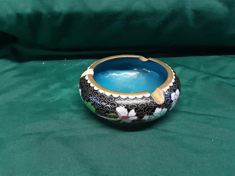 CENDRIER CLOISONNÉ