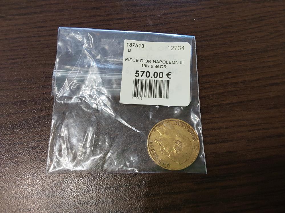 PIECE D'OR NAPOLEON III 18K 6.45GR