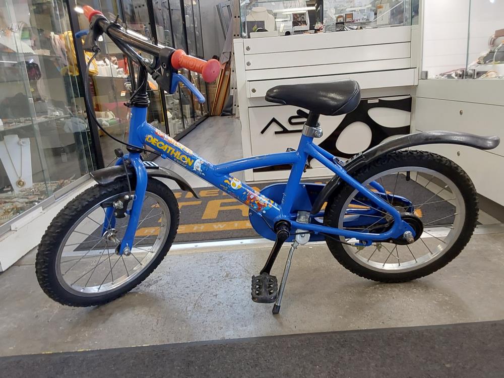 VELO ENFANT BLEU - DECATHLON