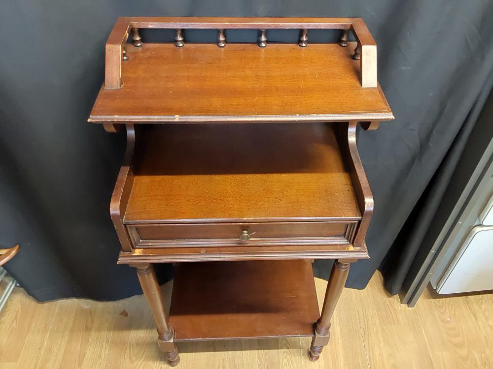 MEUBLE TÉLÉPHONE EN BOIS 1 TIROIR