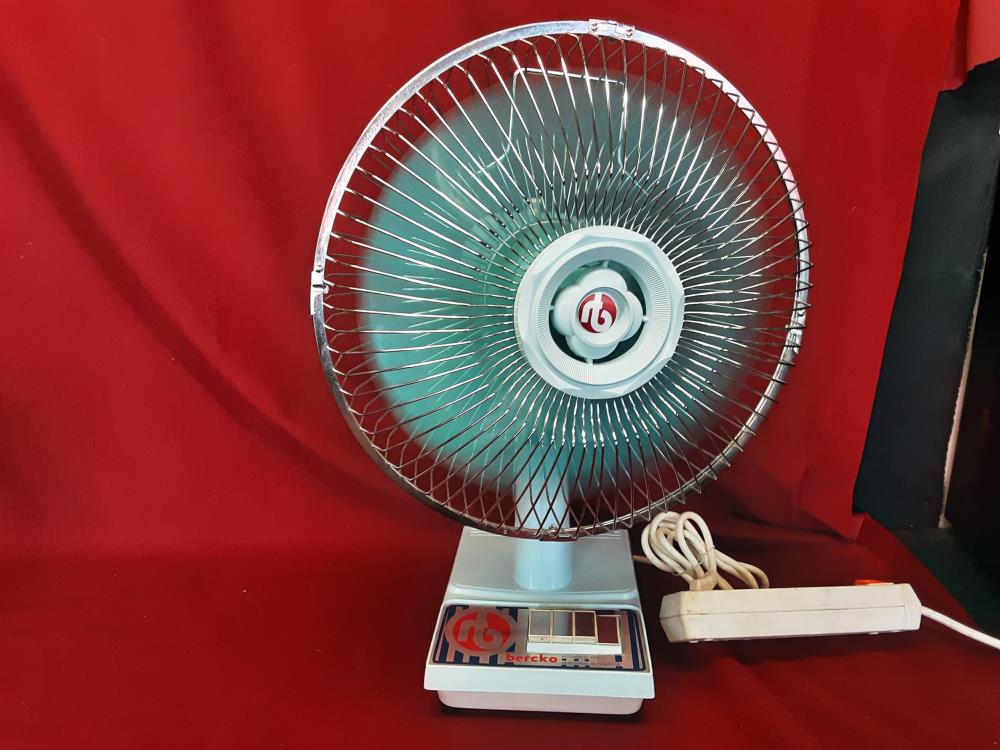 VENTILATEUR BLEU CIEL MARQUE BERCKO