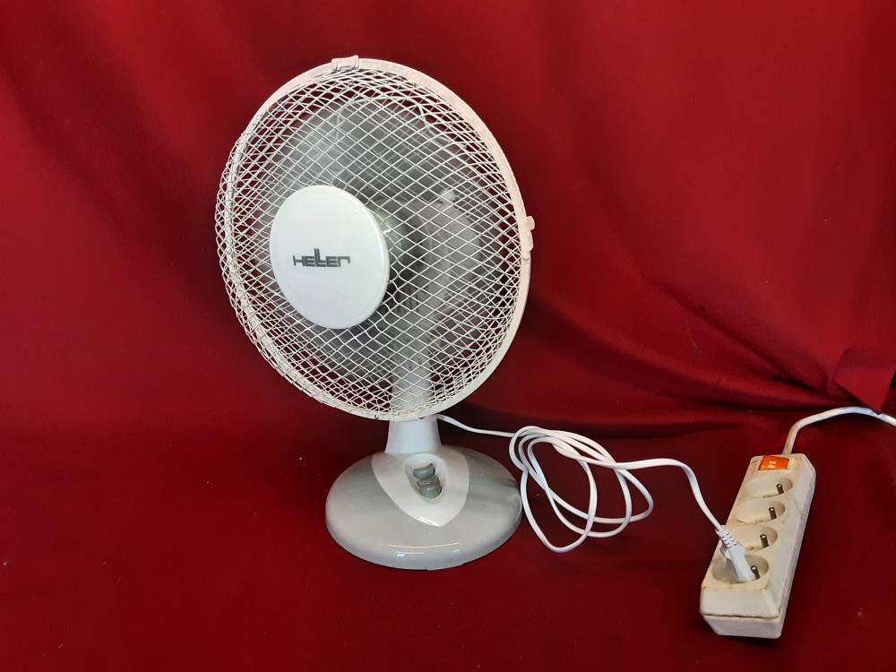 VENTILATEUR BLANC GRIS  HELLER