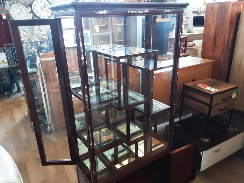 VITRINE CHINOISE EN BOIS GM