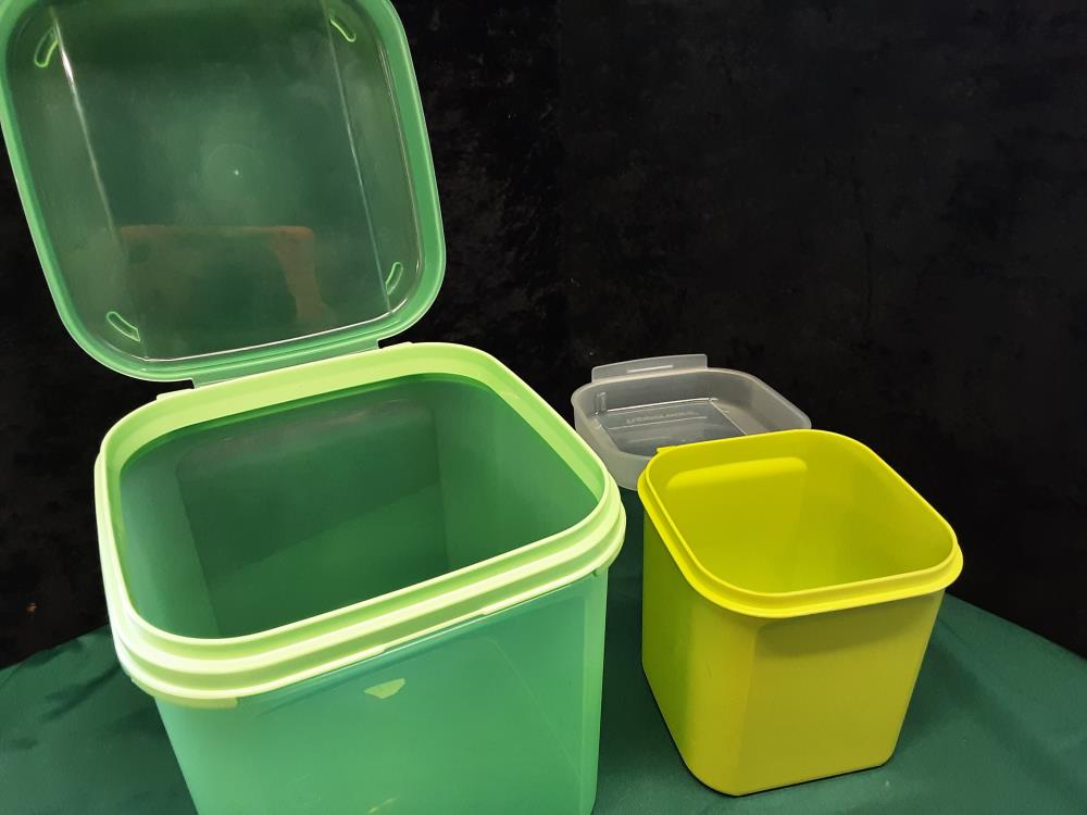 LOT DE 2 BOITES TUPPERWARE