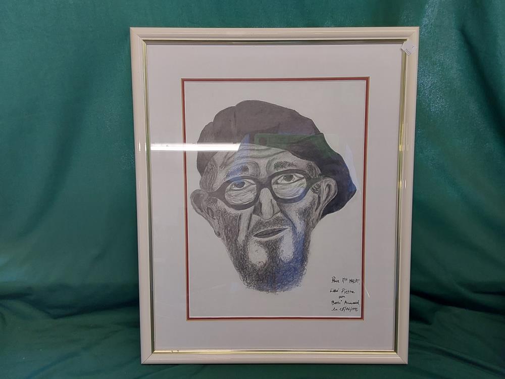 TABLEAU CRAYON L'ABBE PIERRE