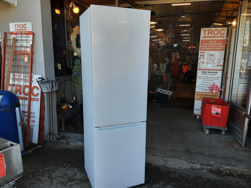 COMBI FRIGO CONGELATEUR GORENJE TOTAL NO FROST SERVI 6 MOIS 