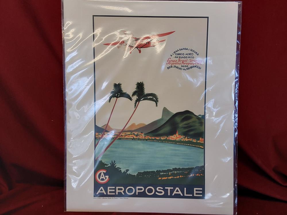 AFFICHE A568 AEROPOSTALE / A LINHA RAPIDA (40X50)