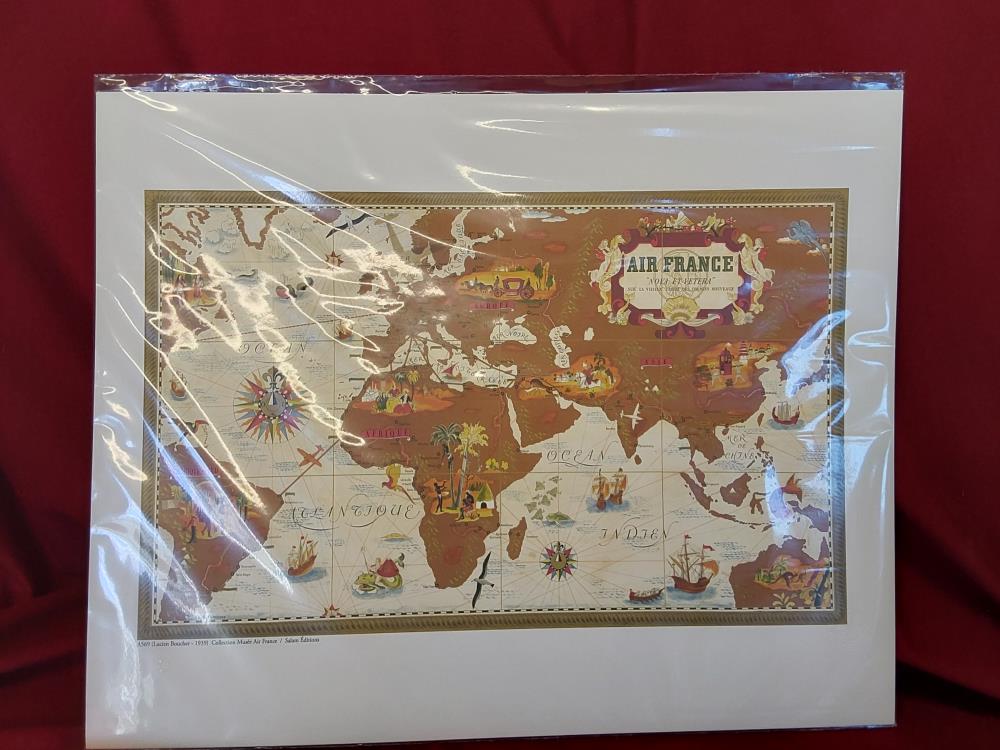 AFFICHE A569 NOVA VETERA MAPPEMONDE (40X50)