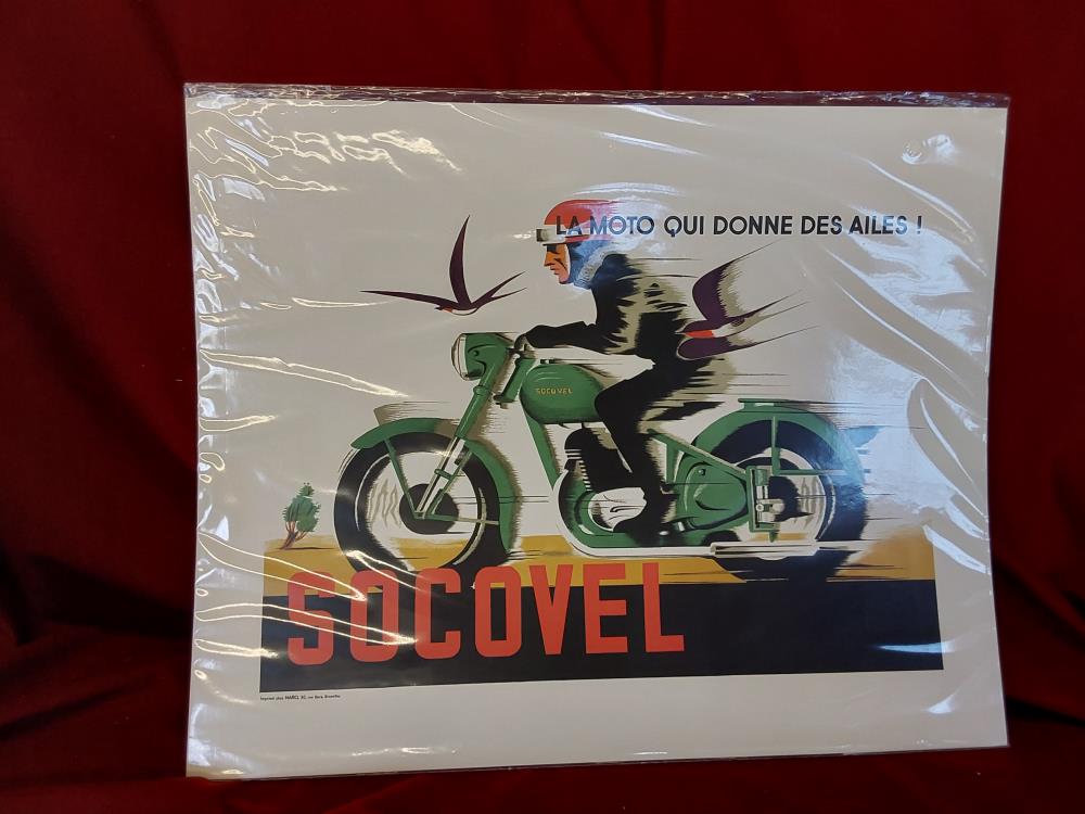 AFFICHE MOTO 2 SOCOVEL (40X50)