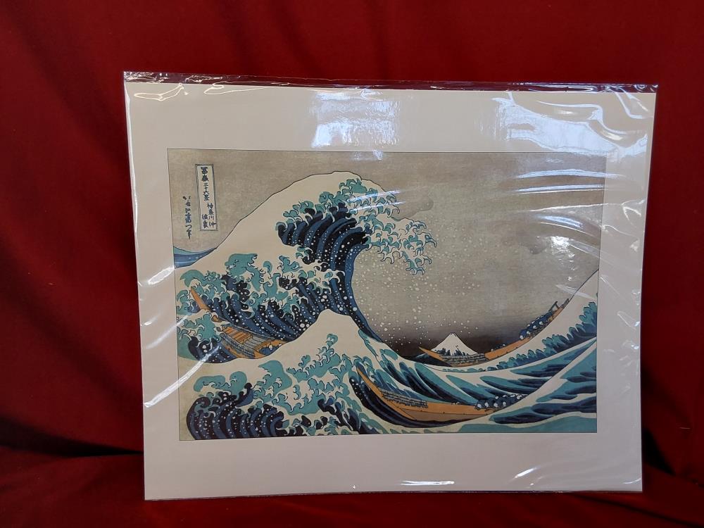 AFFICHE VAGUE HOKUSAI (40X50)