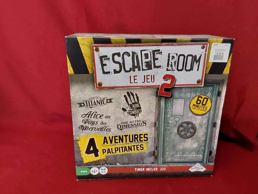 JEU DE SOCIETEE ESCAPE ROOM
