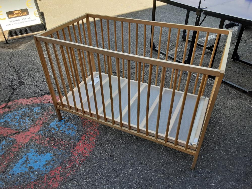 LIT ENFANT EVOLUTIF BOIS 120X60