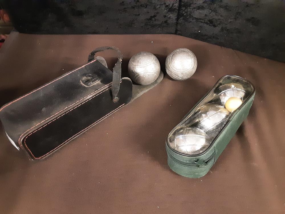 LOT DE 3 BOULES DE PETANQUE