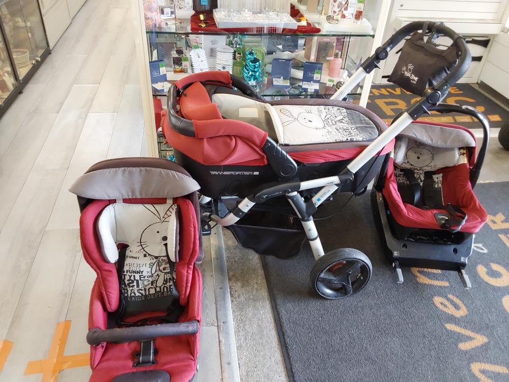 POUSSETTE TRIO JANE 3 ROUES + COSY SIEGE AUTO+