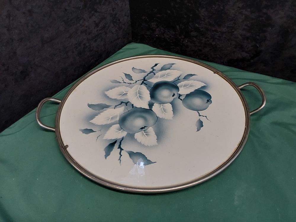 PLATEAU PORCELAINE + MA DECOR POMMES