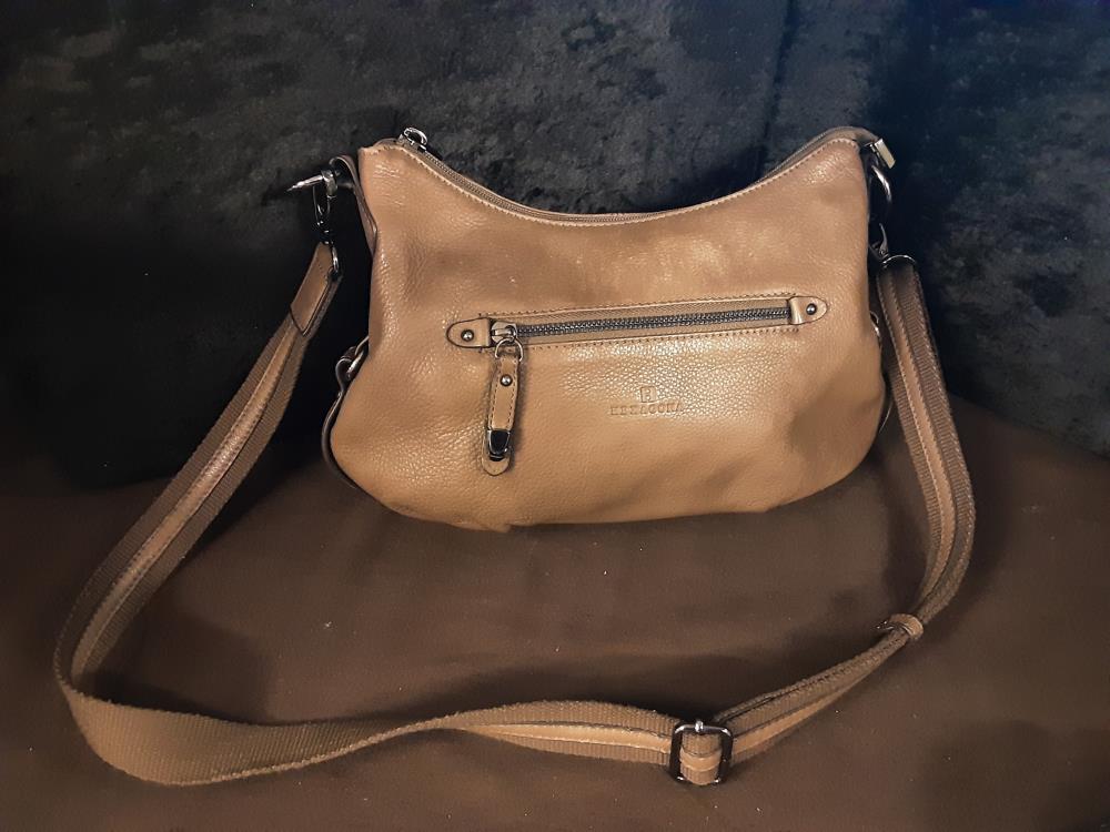 SAC A MAIN TAUPE HEXAGONA