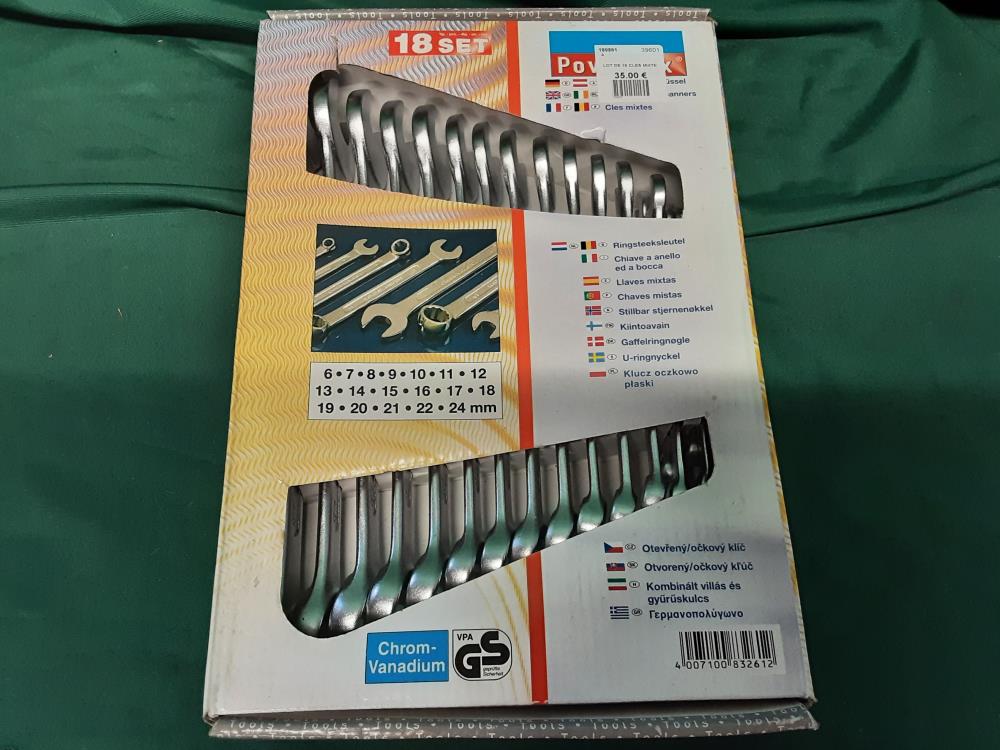 LOT DE 18 CLES MIXTE