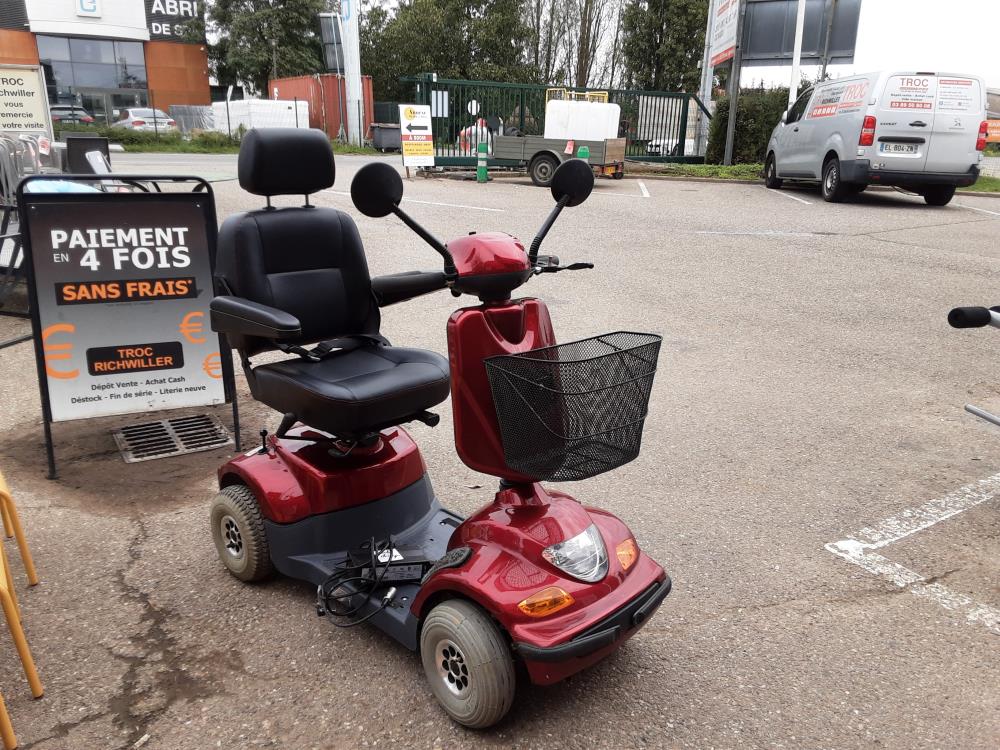 SCOOTER SENIOR ELECTRIQUE HEARTWAY ROUGE