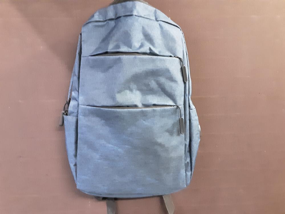 SAC A DOS 11 TOILE BLEUE