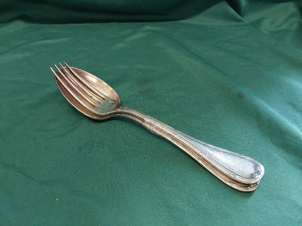 LOT CUILLERE + FOURCHETTE M.A CHRISTOFLE