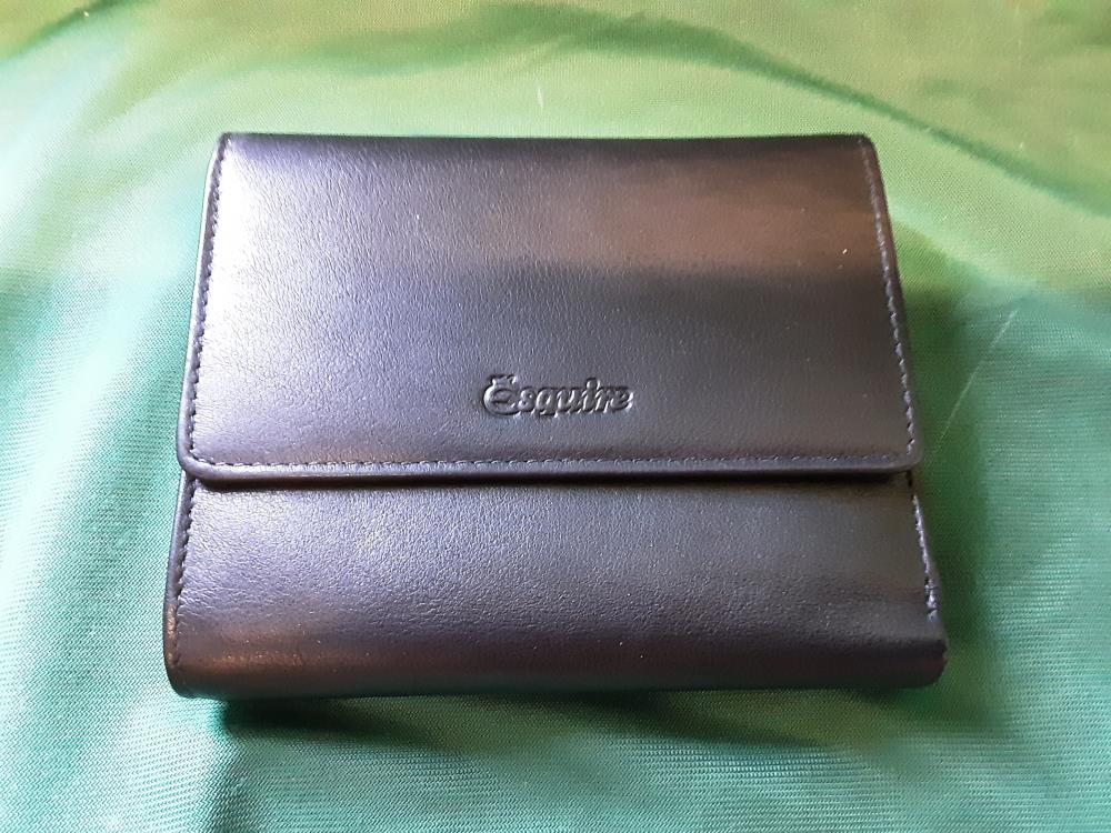 PORTEFEUILLE 29 CUIR NOIR ESQUIRE
