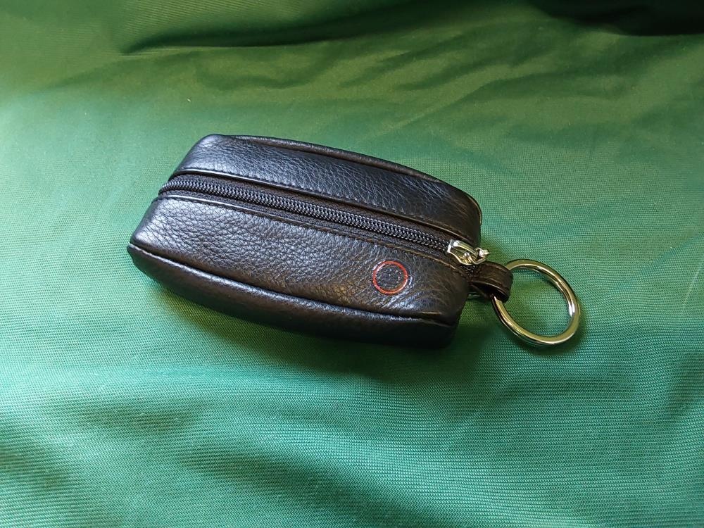 PORTE-MONNAIE 35 RECTO VESO CUIR NOIR SERGE BLANCO