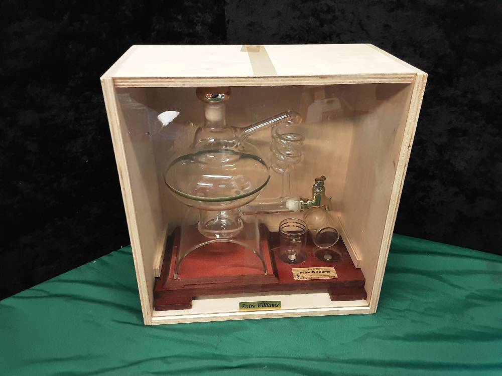 DÉCORATION FIOLE + 2 VERRES POIRE WILLIAMS
