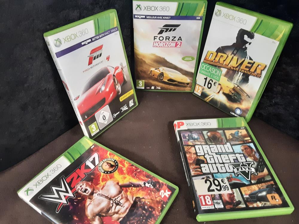 JEU XBOX 360 VENDU A L'UNITE