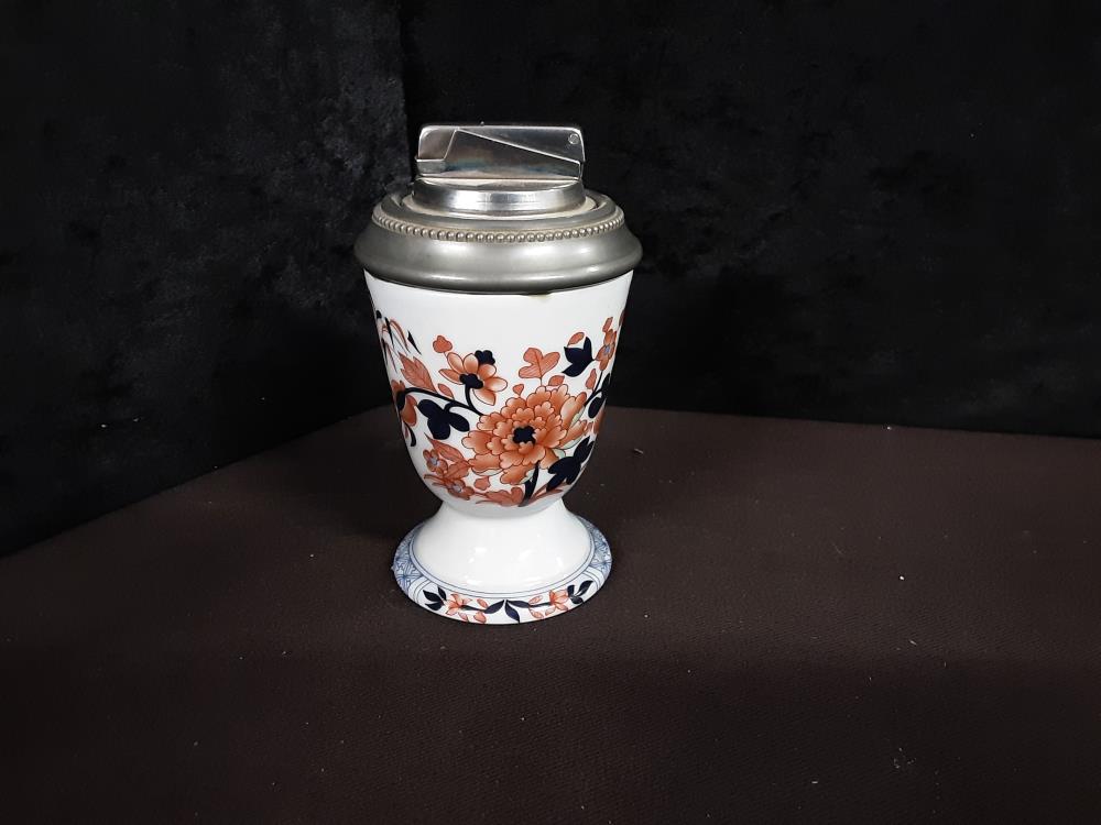 BRIQUET SUR SUPPORT PORCELAINE +  ÉTAIN