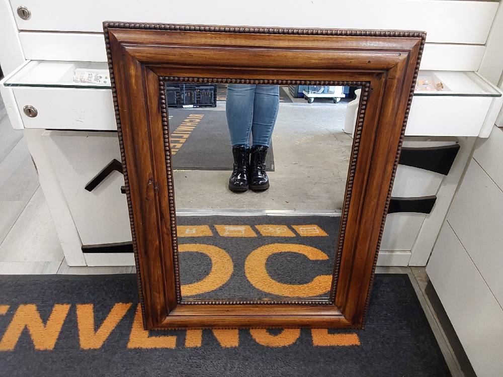 MIROIR CADRE  BOIS 52X68CM