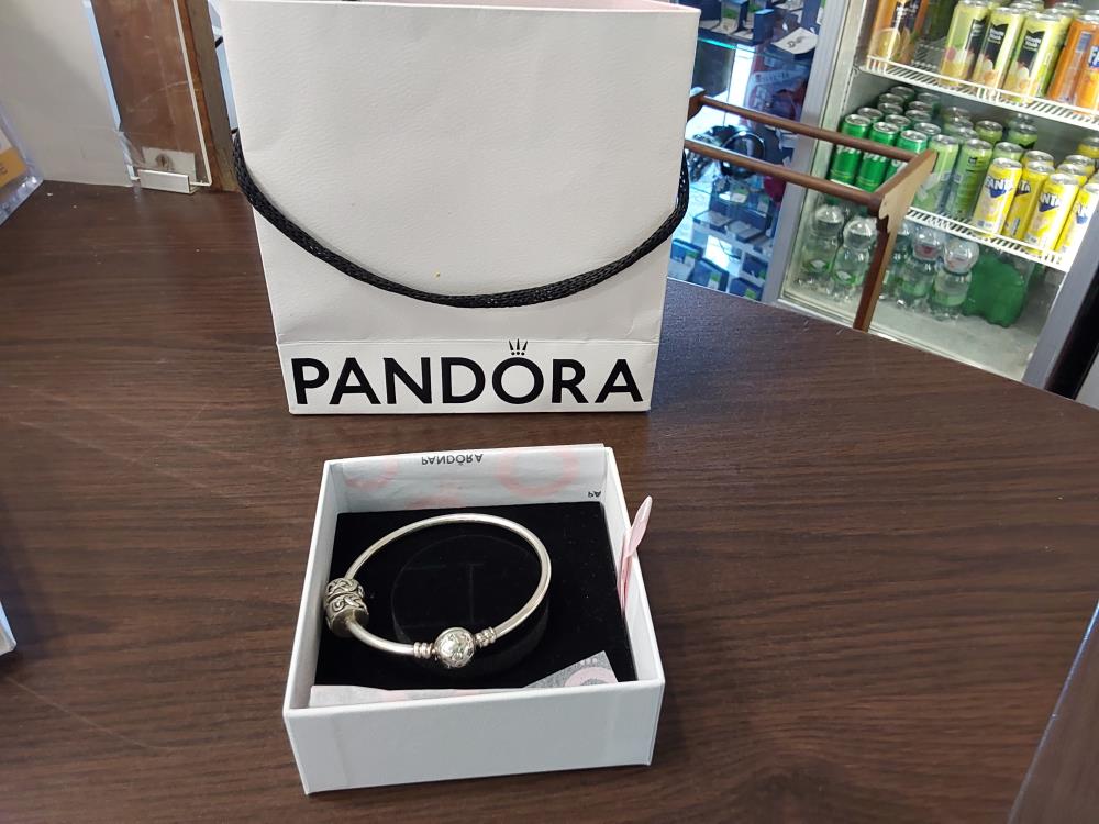BRACELET PANDORA AVEC 2 CHARMES