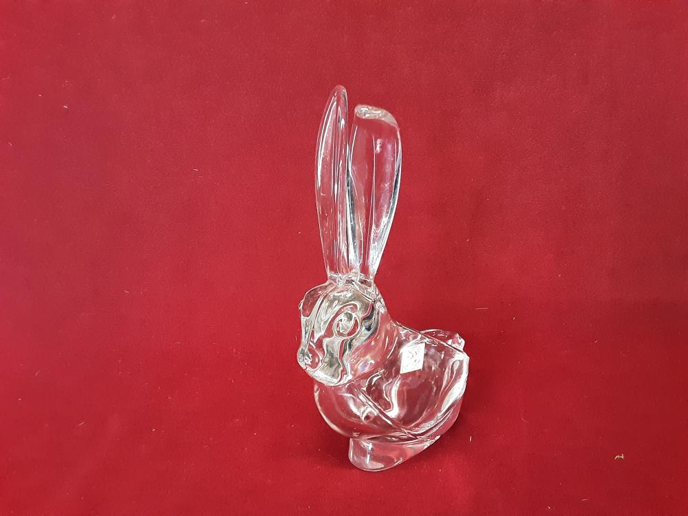 VIDE POCHE LAPIN EN CRISTAL