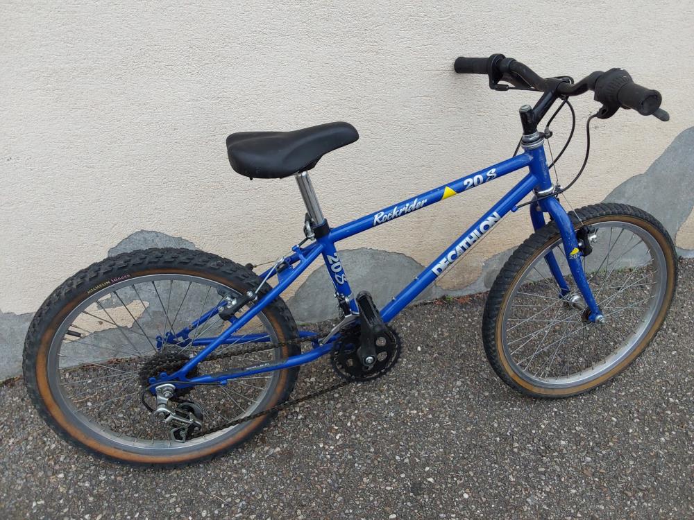 VELO ENFANT ROCKRIDER 20S BLEU