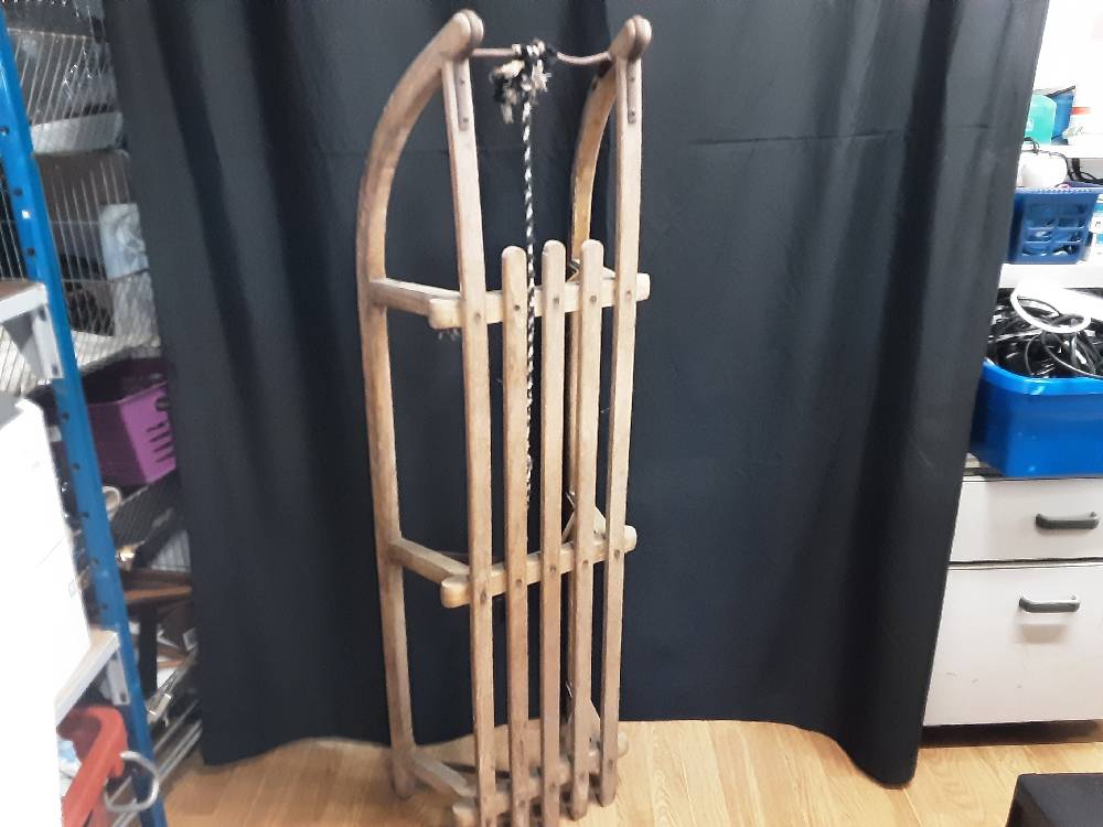 LUGE EN BOIS 