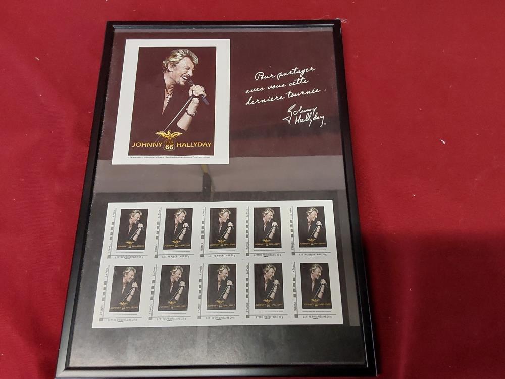 TIMBRES JOHNNY HALLYDAY TOUR 66 SOUS CADRE