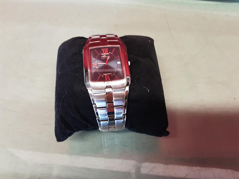 MONTRE LOTUS BRACELET ACIER MODELE 9931