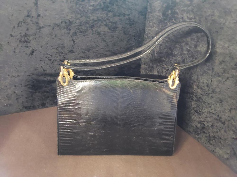SAC À MAIN VINTAGE EN LÉZARD 